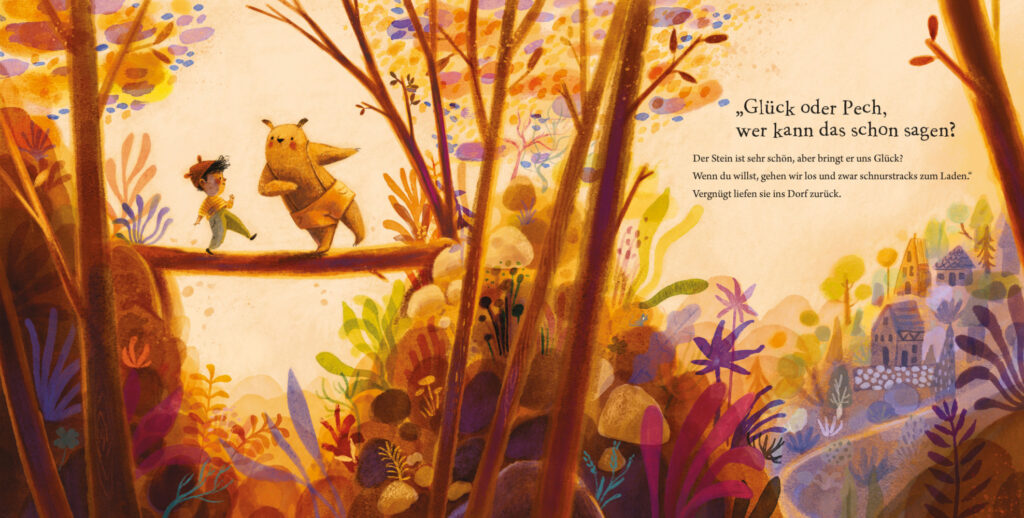 buechlade_Hochdorf_glück_oder_peck_wer_kann_das_schon_sagen_edition_nilpferd_2025_innenansicht