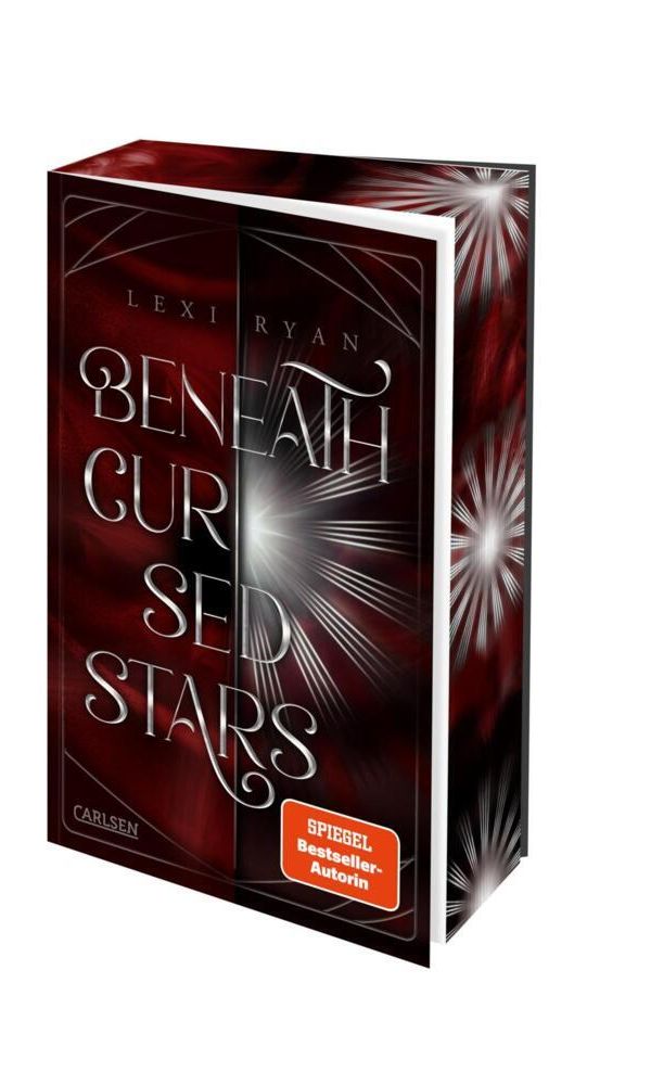 buechlade_hochdorf_lexi_ryan_beneath_cursed_stars_carlsen_verlag_2025_farbschnitt