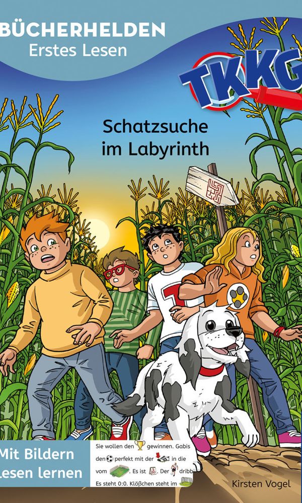 buechlade_hochdorf_kirsten_vogel_tkkg_junior_schatzsuche_im_labyrinth_bücherhelden_kosmos_verlag_2026